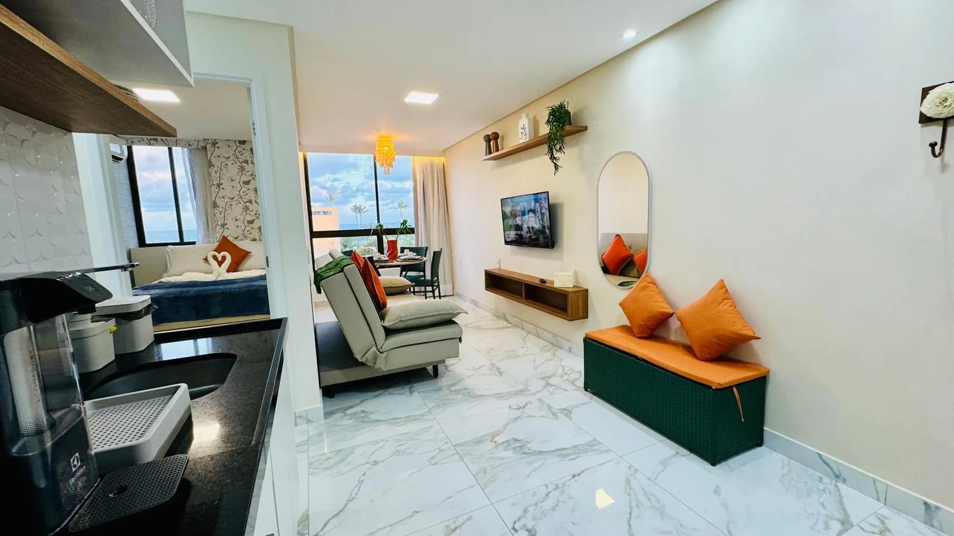 Edificio Porto Atlantis, Com Rooftop, A 50M Do Mar Pôrto das Galinhas Apartamento
