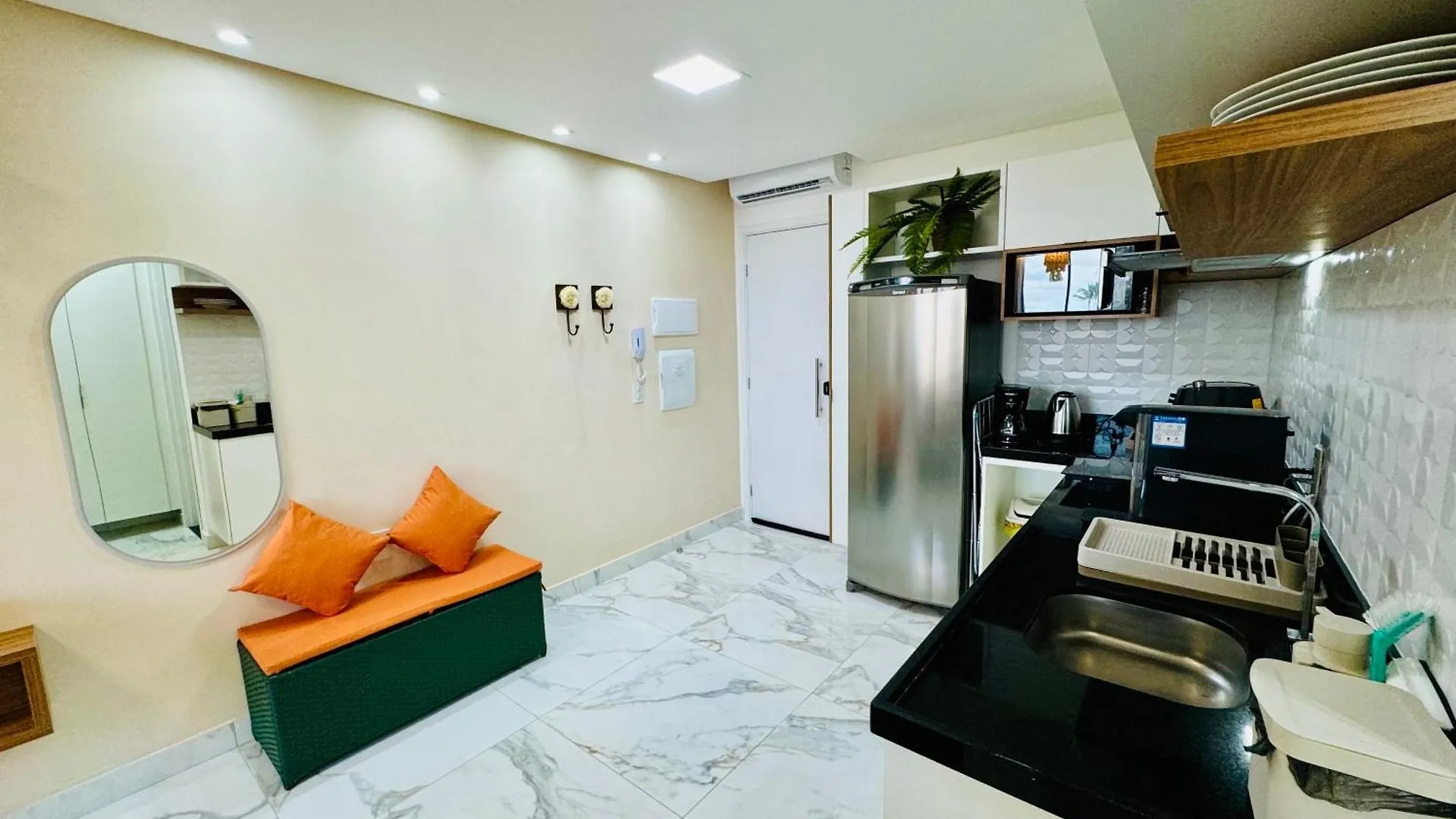 Apartamento Edificio Porto Atlantis, Com Rooftop, A 50M Do Mar Pôrto das Galinhas Brasil