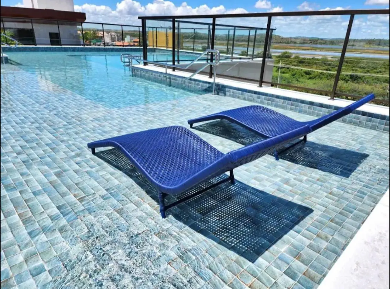 Apartamento Edificio Porto Atlantis, Com Rooftop, A 50M Do Mar Pôrto das Galinhas